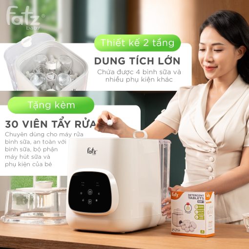 Máy rửa và tiệt trùng bình sữa đa năng Cleanmax 2 - B8802MZ - Hình ảnh 7