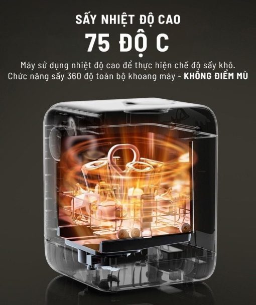Máy rửa bình sữa Agii03 Innovation ( màu xanh) - Hình ảnh 16